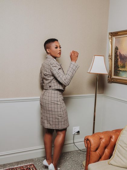 Brown Scotch Skirt